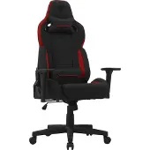 Sense7 Sentinel - Gamingstoel - Belastbaar tot 150 kg - Gestoffeerde Zitting & Rugleuning - Bureaustoel - Ergonomische Stoel - Max. 190 cm - Zwart