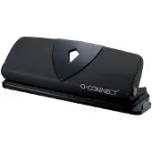 Q-CONNECT 4-gaatsperforator | tot 25 blad | zwart