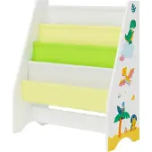 En.casa Kinderrek Fisterra 74x62x29 cm dinosaurus motief