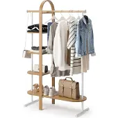 Umbra Bellwood kledingrek - 106x39x167cm - eucalyptushout wit/naturel 1019131-668
