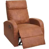 Mendler TV-fauteuil -A54 Premium, relaxfauteuil schommelfunctie, draaibaar ~ stof/textiel imitatiesuède