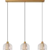 Lucide Design Hanglamp Gunhild 3 Lichts Goud Recht