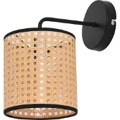 Lux.pro Wandlamp Southend E14 zwart en beige
