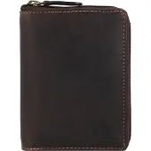 Greenburry Tornado Portemonnee RFID-bescherming Leer 10 cm - Jongens - Staand formaat - teak brown