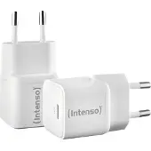Intenso W30C GaN USB-oplader 30 W 1x USB-C Wit Binnen GaN, USB Power Delivery (USB-PD)