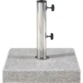 Casa.pro Parasolvoet Bomba parasolhouder graniet vierkant 38x38x6,5 cm