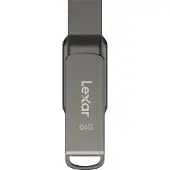 Lexar JumpDrive LJDD400064G-BNQNG USB flash drive 64 GB USB Type-C 3.2 Gen 1 (3.1 Gen 1) Grijs