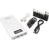 XTPower XT-16000 QC3 Powerbank 15600 mAh Quick Charge 3.0 Li-ion USB, DC-aansluiting 3,5 mm Wit Statusweergave