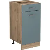 Vicco R-Line Keukenonderkast – 40 cm zonder werkblad Blauw-grijs