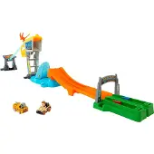 Hot Wheels racerverse blauw raptor rush track set