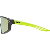 Uvex skyryse, zonnebril, junior, zwart/geel