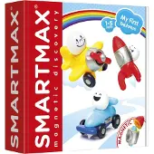 Smartmax My First Explorers - Magnetische Auto en Vliegtuig Bouwen - Bouwset met Korte en Lange Staven - Educatief Speelgoed voor Peuters - Vanaf 1 Jaar