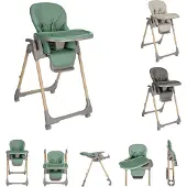 Kikkaboo Olive Highchair Groen Kinderen