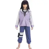 Naruto VERKLEEDKOSTUUM HINATA MEISJE 9/10 JAAR Paars, Lila, Lavendel, Perzik, Pruim