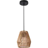 Lux.pro Hanglamp Liverpool 160x18 cm zwart en beige E27