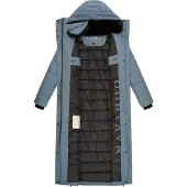 NAVAHOO Wintermantel 'Das Teil XIV' duifblauw