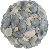 J-Line Bal schelpen licht blauw small