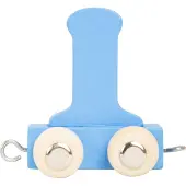 Small Foot - Houten Lettertrein Kleur - I