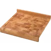 Zassenhaus snijplank aanslagrand 39 x 39 x 2 cm rubberhout