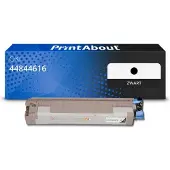 PrintAbout Huismerk OKI 44844616 Toner Zwart