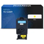 PrintAbout Toner TK-5240Y Geel geschikt voor Kyocera