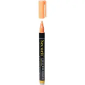 Securit Krijtbord stift - oranje - ronde punt 1-2 mm - Voor borden glas en keramiek