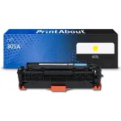 PrintAbout Huismerk HP 305A (CE412A) Toner Geel
