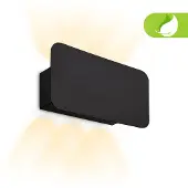 Briloner LED-wandlamp met batterij, 3-staps touchdimmer, 3W, 300 lm, 2700 K, op- en neerwaarts gericht licht, Meluna, zwart