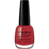 Faby nagellak Fabylicious dames 15 ml vegan rood