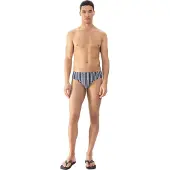 Mey Zwemslip Serie Classic Stripe Yacht Blue | Maat M