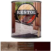 Restol Houtolie Zijdeglans Donkereiken 1 LTR