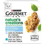 Gourmet 6x Nature's Creations Zeevis 8 x 85 gr