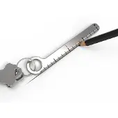 Keysmart Nano Ruler Clam