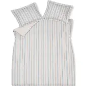 Vandyck Dekbedovertrek Serene Lines Powder Blue Satijn-140 x 200 / 220 cm | 1-Persoons