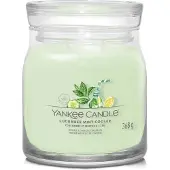 Yankee candle - Cucumber Mint Cooler Medium Geurkaars - 50 branduren - 2 lonten