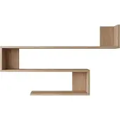 En.casa Wandplank Kitee 120x14,5x71,5cm eiken