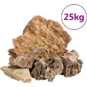 vidaXL Drakenstenen 25 kg 5-30 cm bruin