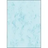 Sigel designpapier A4 - met motief marmer blauw - tweezijdig - 200 grams - 50 vel - SI-DP551