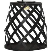 Star Trading Calabria Lantaarn Zonnecel 20 Cm - Zonnecel verlichting Metaal Black - 481-84