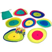 BS Toys Activiteit Eilanden - Hout - Buitenspeelgoed - Vanaf 4 jaar - Actief Spel - 15-delig