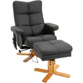 HOMCOM HOMdotCOM Massage fauteuil 80 cm x 86 cm x 99 cm zwart