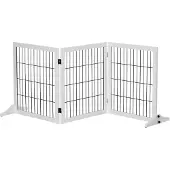 PawHut Paws Deurhek trap appartement baby hond veiligheidshek dieren veiligheidshek trap veiligheidshek open haard veiligheidshekje hout kind traphekje honden barrière rooster open haard rooster hond deur
