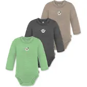 Normani Rompertje/body 'Tuai' beige / blauw / bruin / groen / wit