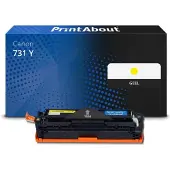 PrintAbout Huismerk Canon 731 Y Toner Geel