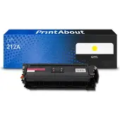 PrintAbout Toner 212A (W2122A) Geel geschikt voor HP