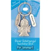 Depesche sleutelhanger engel cadeau zilver hart familie vriend.