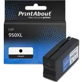 PrintAbout Inktcartridge 950XL (CN045AE) Zwart Hoge capaciteit geschikt voor HP