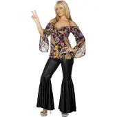Smiffy Hippie Diva kostuum dame
