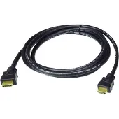 Aten 5 m Hogesnelheids-HDMI-Kabel met Ethernet - 5 m - HDMI Type A (Standaard) - HDMI Type A (Standaard) - 4096 x 2160 Pixels - 3D - Zwart