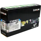 Lexmark X748H1CG Toner Cyaan Hoge capaciteit